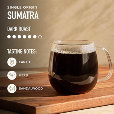 Peet's Coffee Single Origin Sumatra Dark Roast Ground Coffee Bag - 10.5 Oz - Image 3