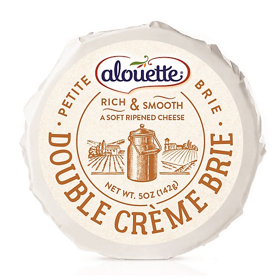 Alouette Double Creme Petite Brie - 5 Oz