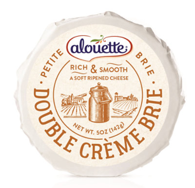 Alouette Double Creme Petite Brie - 5 Oz