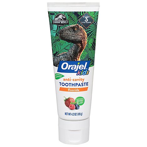 Orajel Toothpaste Anticavity Jurassic World - 4.2 Oz