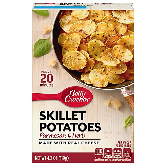 Betty Crocker Crispy Skillet Potatoes Parmesan & Herb - 4.2 Oz