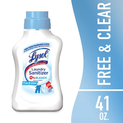 Lysol Free And Clear Laundry Sanitizer - 41 Oz