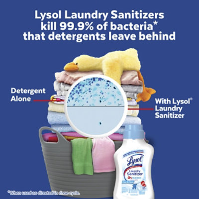 Lysol Free And Clear Laundry Sanitizer - 41 Oz - Image 2