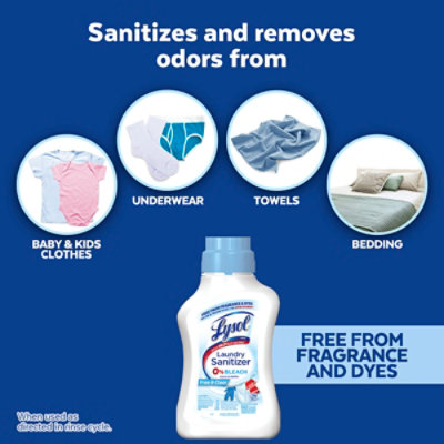 Lysol Free And Clear Laundry Sanitizer - 41 Oz - Image 5