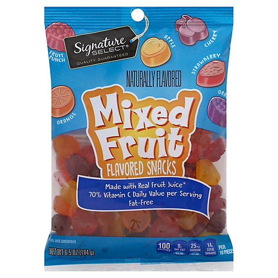 Signature SELECT Flavored Snack Mixed Fruit - 6.5 Oz