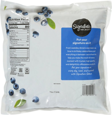 Signature SELECT Blueberries Wild Whole Family Size - 40 Oz - Image 6