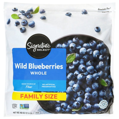 Signature SELECT Blueberries Wild Whole Family Size - 40 Oz - Image 2