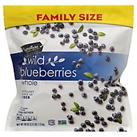 Signature Select Blueberries Wild Whole Family Size - 40 Oz - Image 1