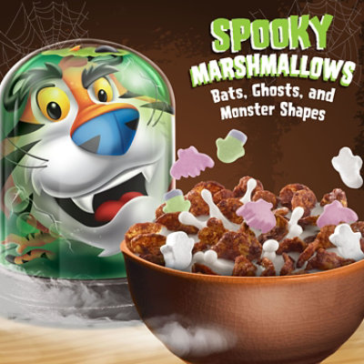 Frosted Flakes Breakfast Cereal Chocolate with Spooky Marshmallows - 13.7 Oz - Image 3