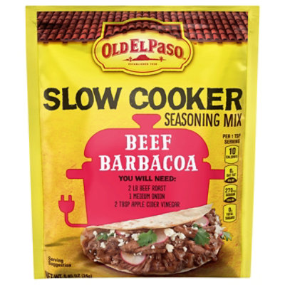 Old El Paso Slow Cooker Seasoning Mix Beef Barbacoa - 0.85 Oz