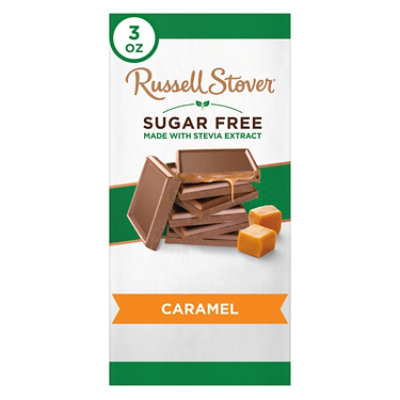 Russell Stover Milk Chocolate Sugar Free Caramel - 3 Oz - Image 1