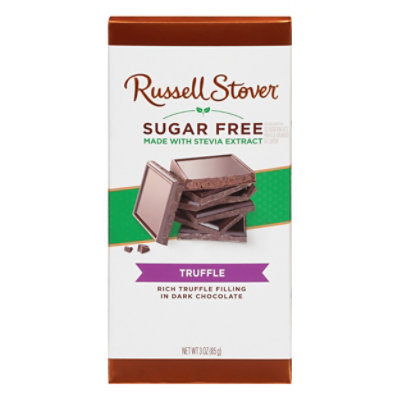 Russell Stover Dark Chocolate Sugar Free Truffle - 3 Oz - Image 3