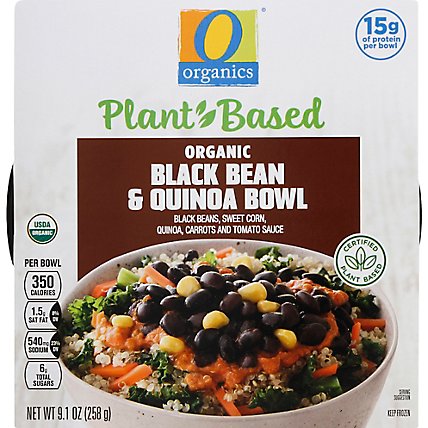 O Organics Plant Based Bowl Black Bean Quinoa - 9.1 Oz - Image 2