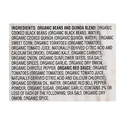 O Organics Plant Based Bowl Black Bean Quinoa - 9.1 Oz - Image 4