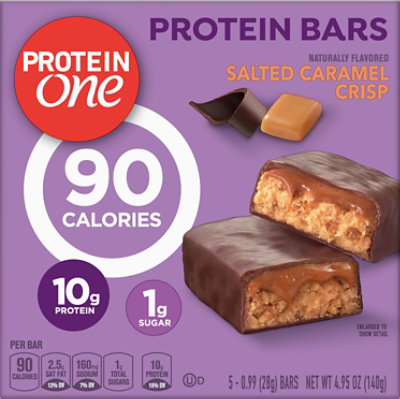 Protein One Protein Bars Salted Caramel Crisp - 5-0.99 Oz - Image 6