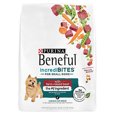 Beneful Dog Food Dry Incredibites Beef - 14 Lb