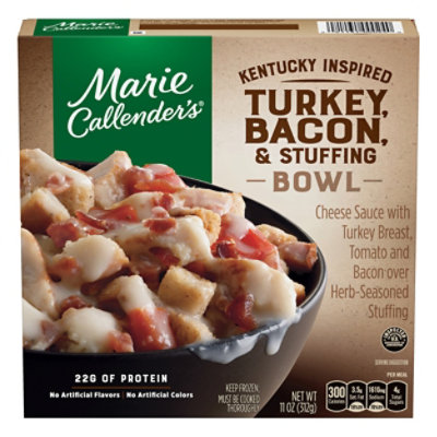 Marie Callenders Bowl Turkey Bacon & Stuffing Kentucky Inspired - 11 Oz