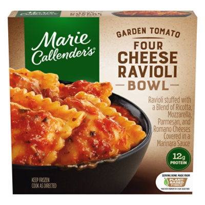 Marie Callender's Garden Tomato Four Cheese Ravioli Bowl Frozen Meal - 11 Oz - Image 1