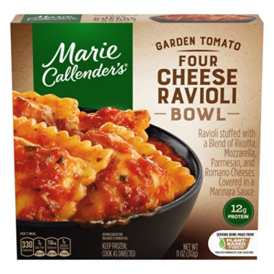 Marie Callenders Four Cheese Ravioli Bowl Garden Tomato - 11 Oz