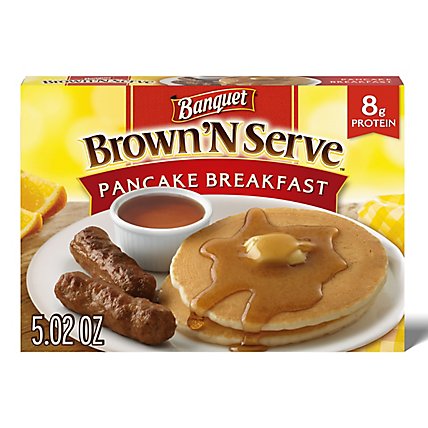 Banquet Brown N Serve Sausage With Pancake And Maple Sauce - 5.02 Oz - Image 2
