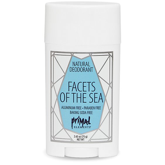 Primal Elements Facets of The Sea Natural Deodorant - 2.65 Oz