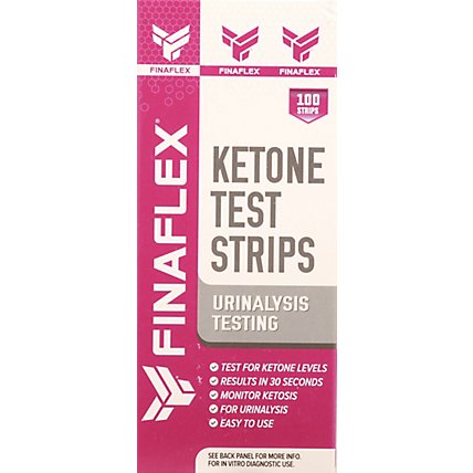FINAFLEX Ketone Test Strips Urinalysis Testing - 100 Count - Image 2