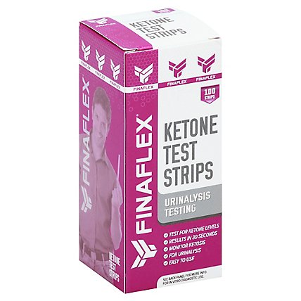 FINAFLEX Ketone Test Strips Urinalysis Testing - 100 Count - Image 1