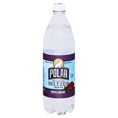 Polar Seltzer 100% Natural Calorie Free Triple Berry - 1 Liter - Image 4