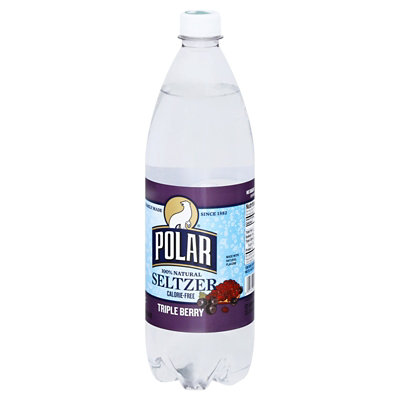 Polar Seltzer 100% Natural Calorie Free Triple Berry - 1 Liter - Image 3