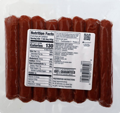 Open Nature Franks Beef Uncured - 12 Oz - Image 2