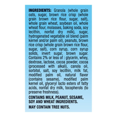 Quaker Chewy Dipps Granola Bars Chocolatey Covered Peanut Butter Value Pack - 14-1.05 Oz - Image 4