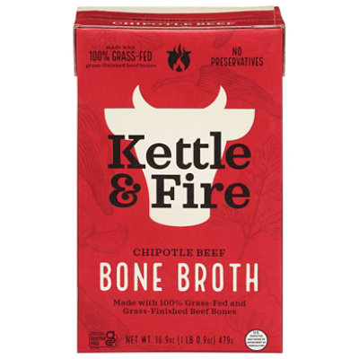 Kettle An Broth Bone Beef Chipotle - 16.9 Oz