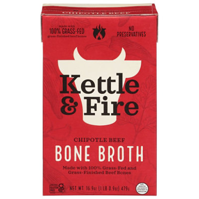 Kettle An Broth Bone Beef Chipotle - 16.9 Oz
