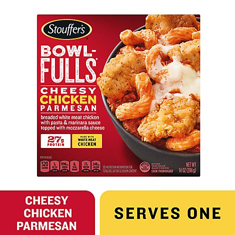 Stouffer's Bowl-Fulls Cheesy Chicken Parmesan Frozen Meal - 14 Oz