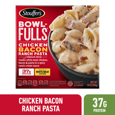 Stouffers Bowl Fulls Chicken Bacon Ranch Frozen Meal - 14 Oz - Image 1