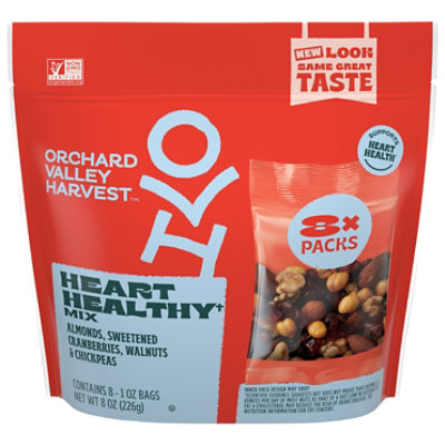 Orchard Valley Harvest Trail Mix Heart Healthy Bend Multipack - 8-1 Oz