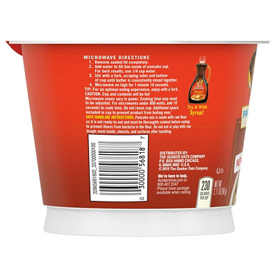 Aunt Jemima Chocolate Chip Pancake Cup - 2.11 Oz - Image 3