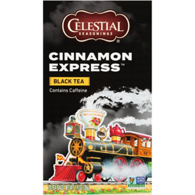 Celestial Seasonings Cinnamon Express Tea Bags Black 20 Count - 1.4 Oz - Image 2