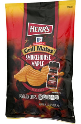 Herrs Potato Chips McCormick Grill Mates Smokehouse Maple - 6.5 Oz - Image 4