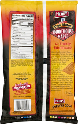 Herrs Potato Chips McCormick Grill Mates Smokehouse Maple - 6.5 Oz - Image 2