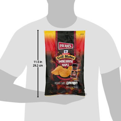 Herrs Potato Chips McCormick Grill Mates Smokehouse Maple - 6.5 Oz - Image 5