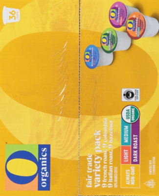 O Organics Coffee Single Serve Cups Variety Pack - 36 Count - Image 4