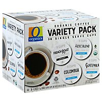 O Organics Organic Coffee Single Serve Cups Variety Pack - 36-0.39 Oz - Image 1