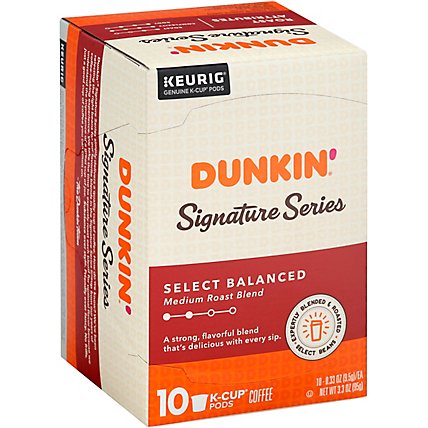 Dunkin Signature Balanced Blnd K-Cups - 10 Count - Image 1