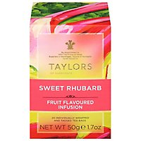 Taylors O Tea Sweet Rhubarb - 20 Each - Image 1