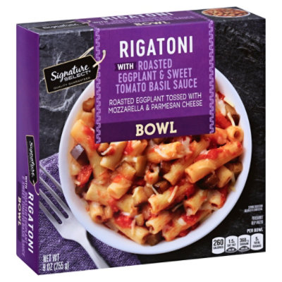 Signature Select Bowl Eggplant Tomato Basil Sauce - 9 Oz