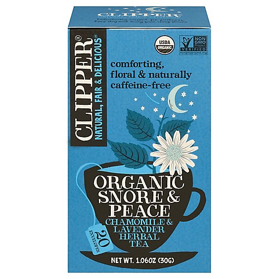 Clipper Snore & Peace Organic Tea - 20 Count