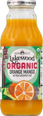 Lakewood Organic Orange Mango Juice - 12.5 Oz - Image 2