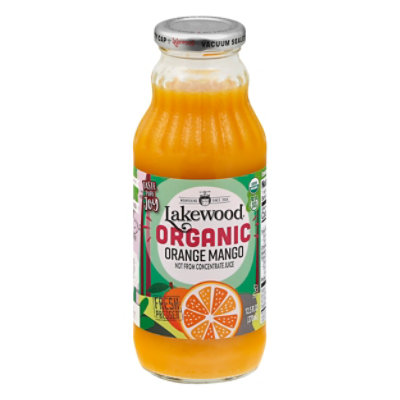 Lakewood Organic Orange Mango Juice - 12.5 Oz - Image 1