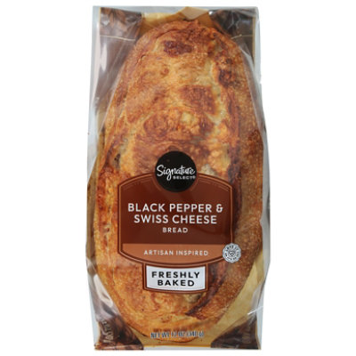 Signature SELECT Black Pepper & Swiss Bread Loaf - Each - Image 1